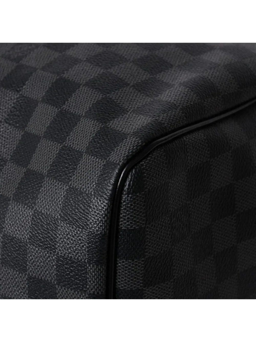 Louis Vuitton Keepall Bandouliere 55 Boston Bag Damier Graphite Black